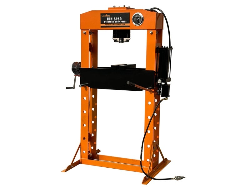 50 TON CAPACITY HYDRAULIC SHOP PRESS