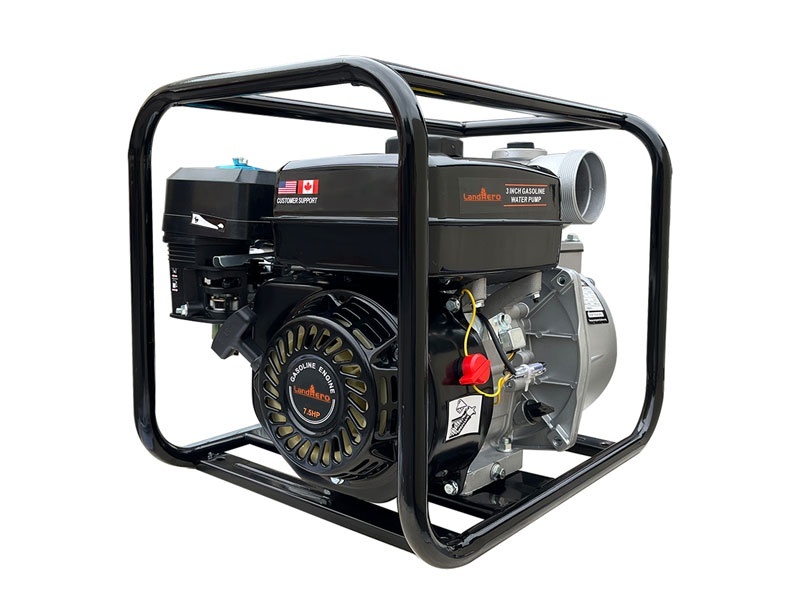 Gasoline engine powered water pump